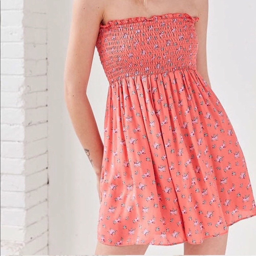 Kimchi Blue Floral Meadow Strapless Romper